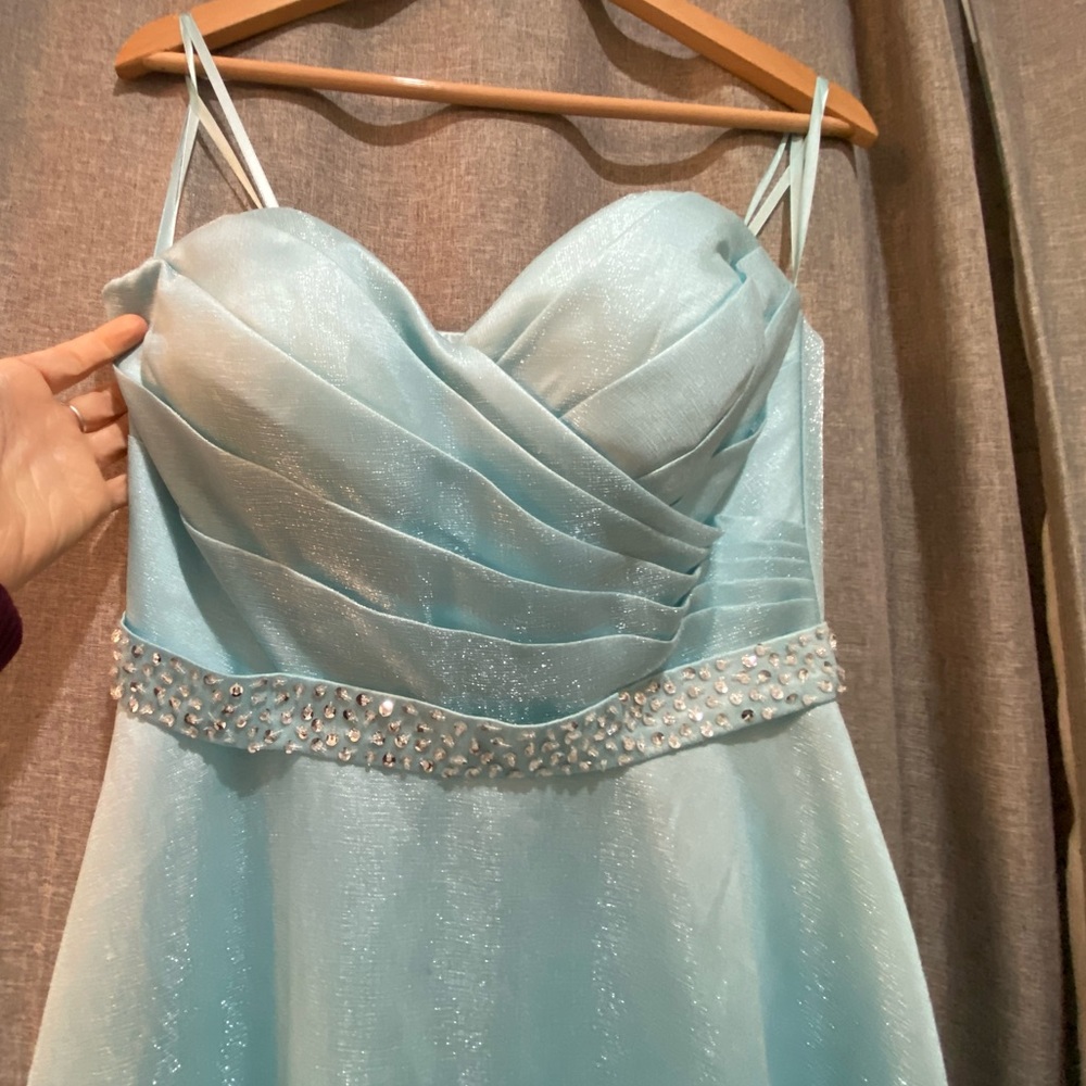 Strapless Full Length Formal Dress
